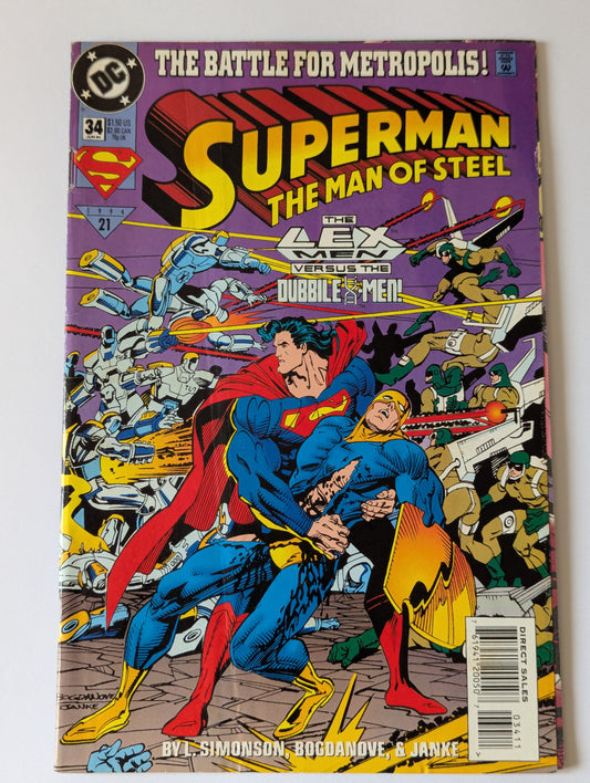 Superman: The Man of Steel #34