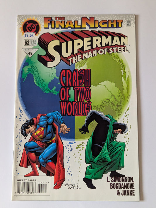 Superman: The Man of Steel #62
