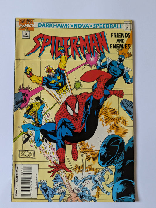 Amazing Spider-Man Friends and Enemies #3 Marvel Comic Book