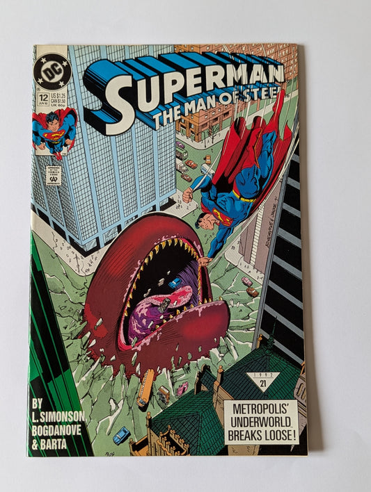 Superman: The Man of Steel #12
