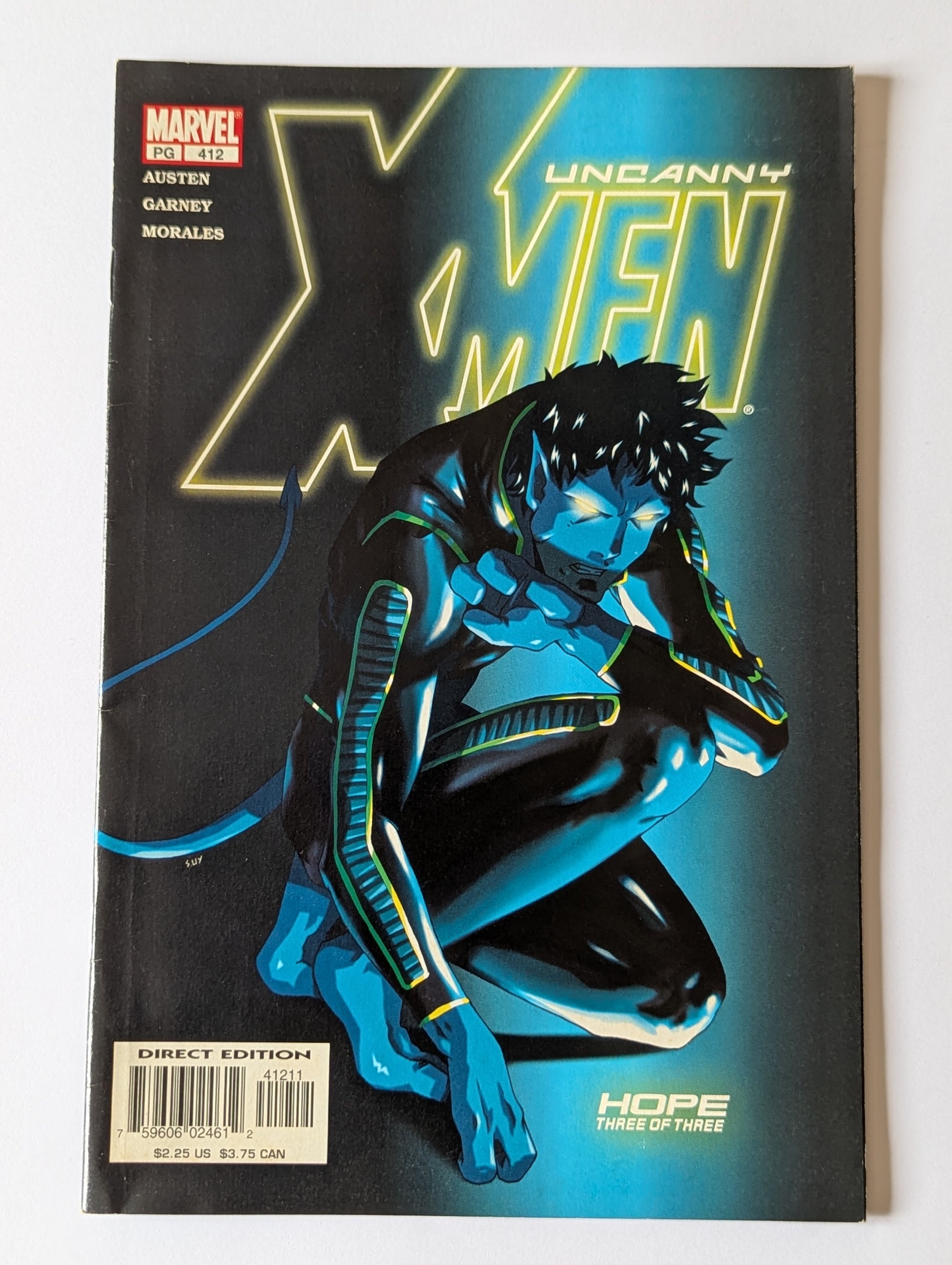Uncanny X-Men #412 Marvel Comic Book