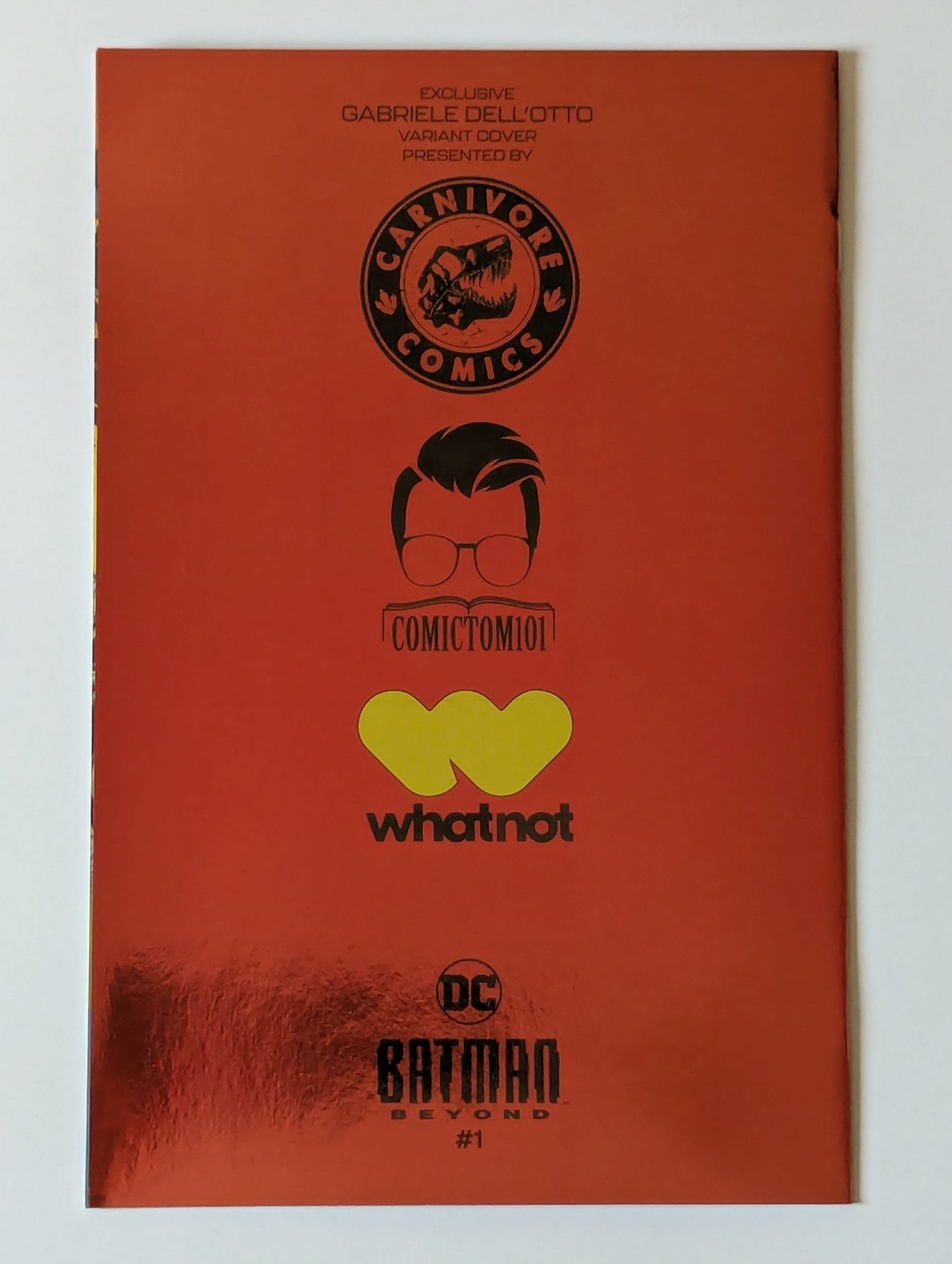 Batman Beyond #1 - Gabriele Del'Otto Whatnot Variant Red Foil
