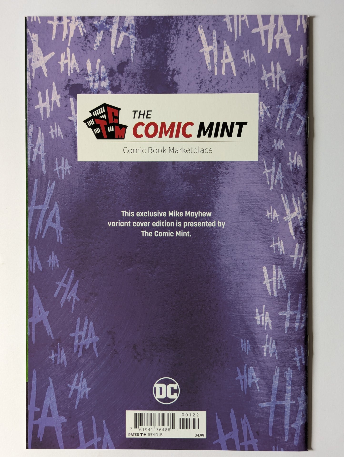 Joker Year of the Villain #1 - Mike Mayhew Minimal Trade Dress Variant