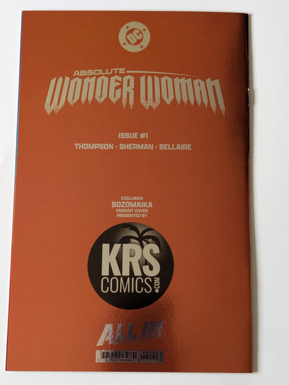 Absolute Wonder Woman #1 - Foil Sozomaika Virgin Variant