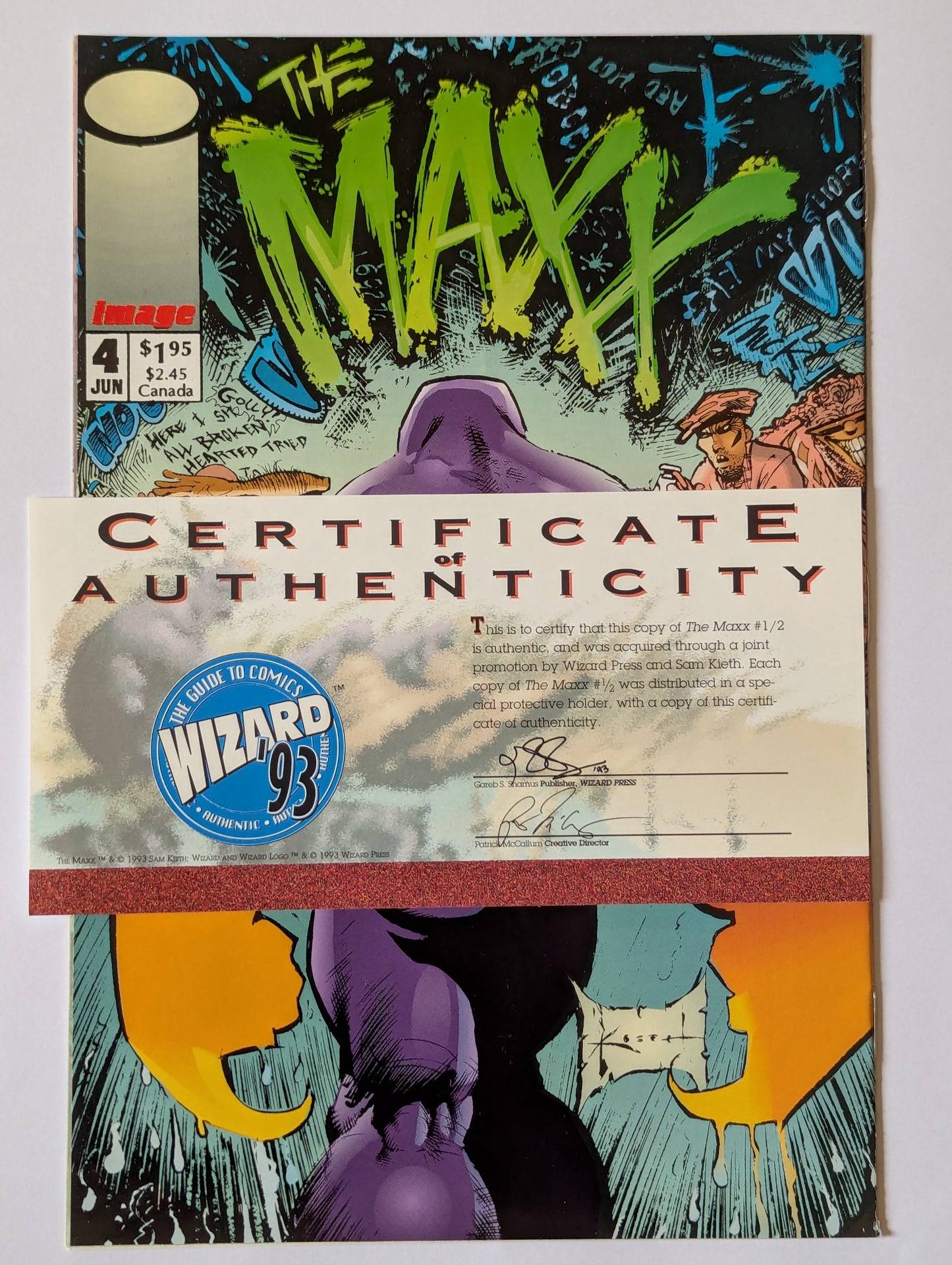 The Maxx #1/2 - Wizard Mail Away Exclusive