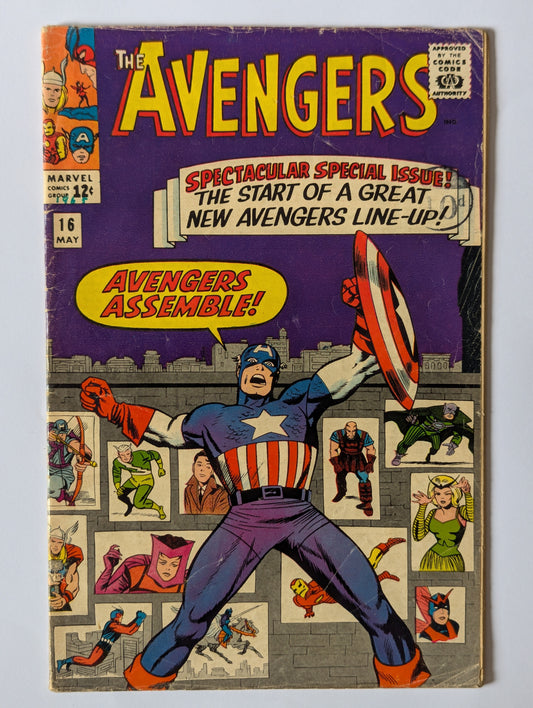 Avengers #16 Marvel Comic Book