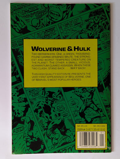 Wolverine Battles the Incredible Hulk