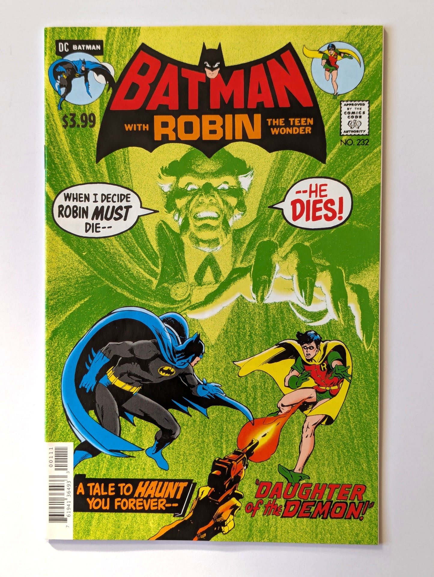 Batman #232 Facsimile DC Comic Book