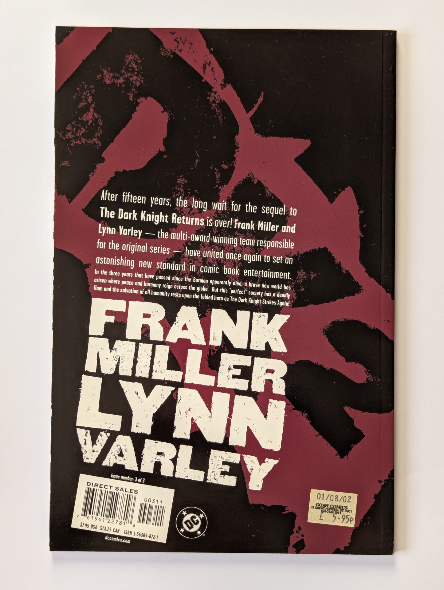 The Dark Knight Strikes Again - #1-3 Complete Set