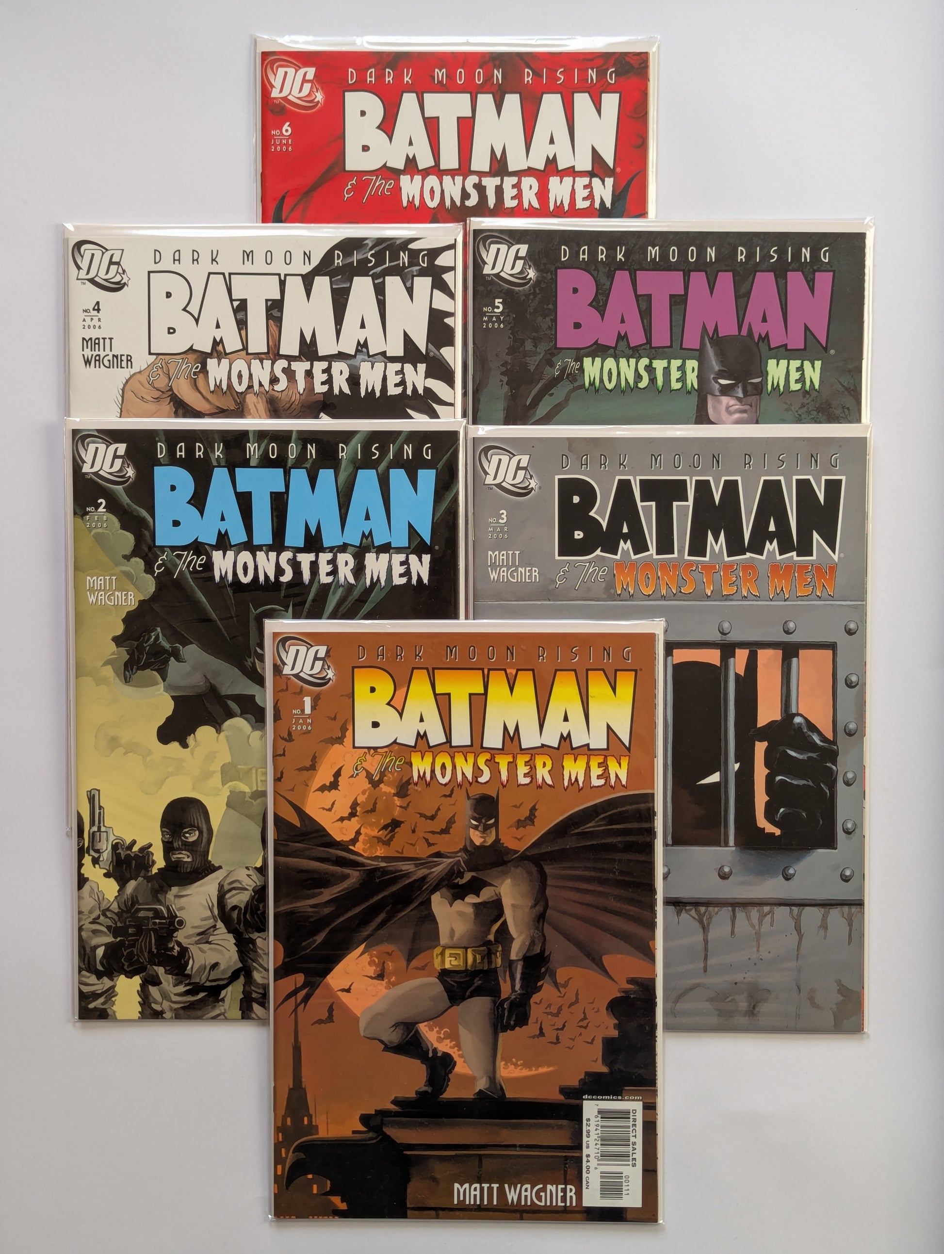 Batman and the Monster Men Complete Series DC Comic Book Set