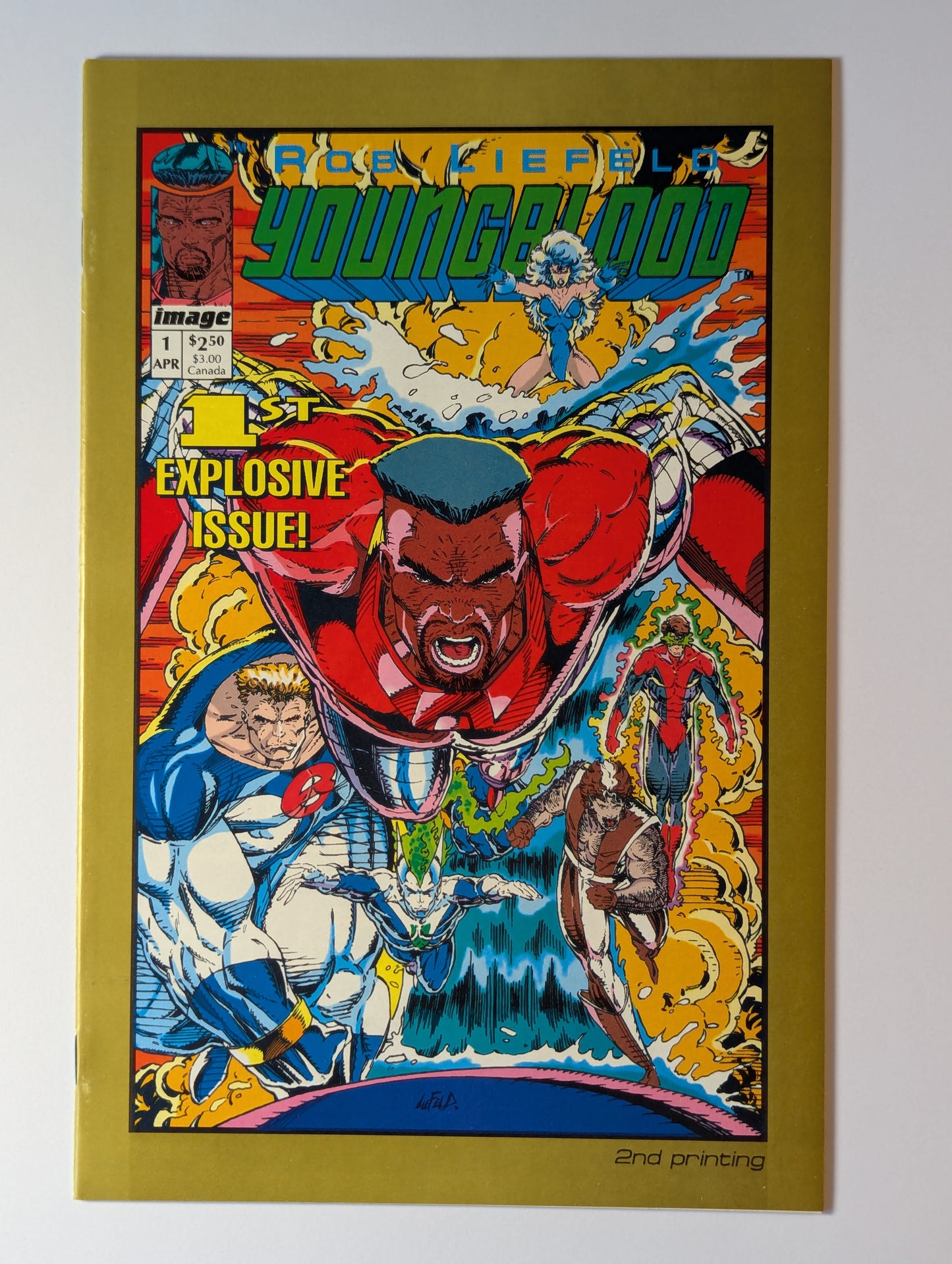 Youngblood #1 (1992 Series) - Second Printing