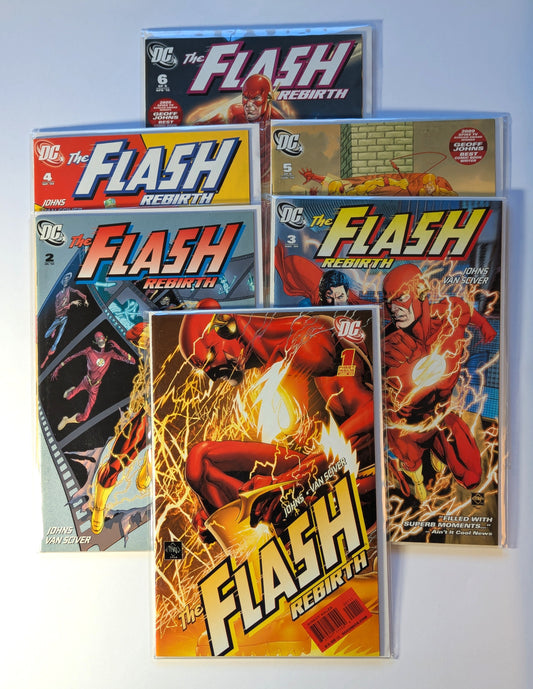 The Flash Rebirth Limited Series Complete Set DC Comic Books