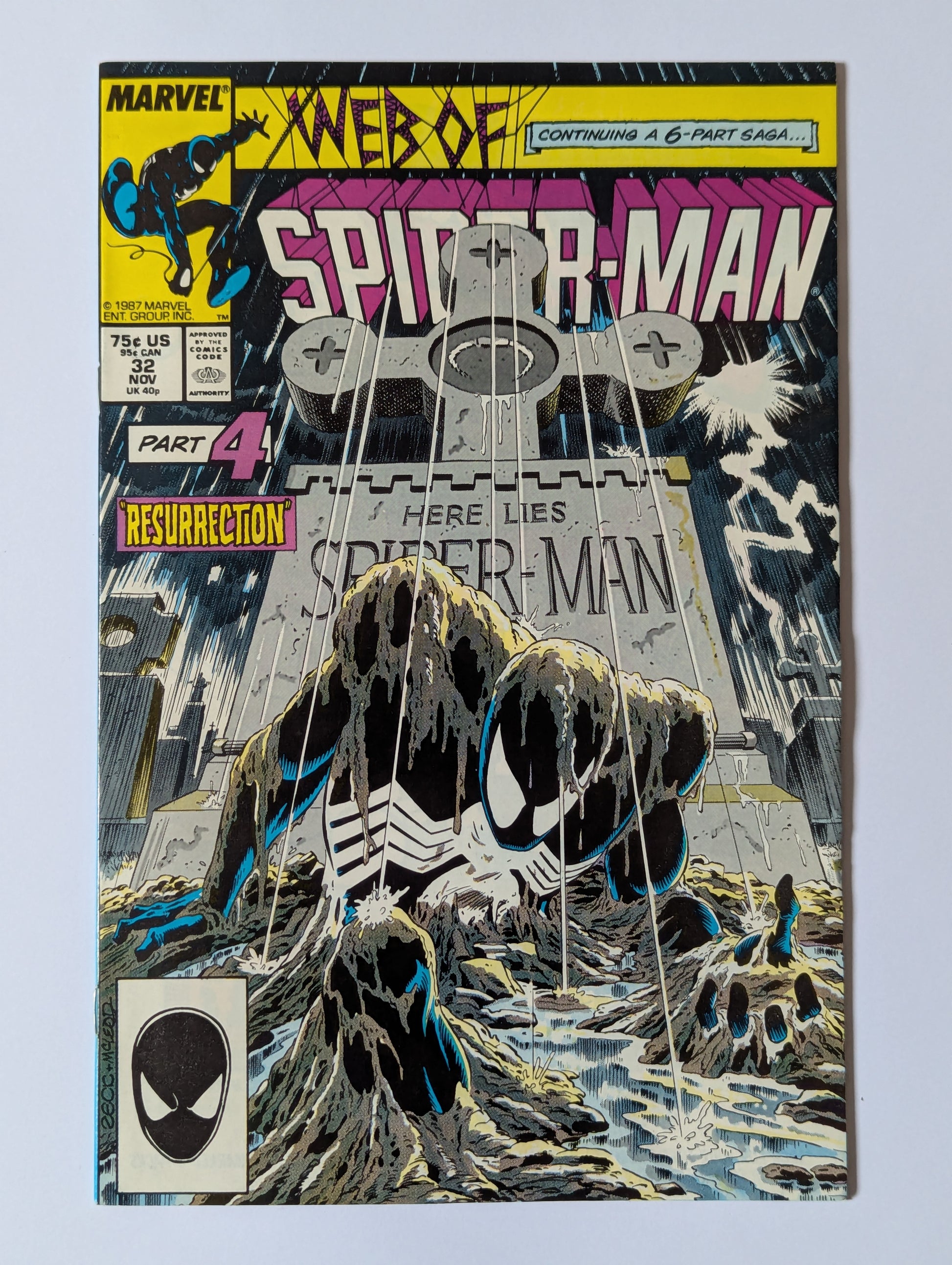 Web of Spider-Man #32 Marvel Comic Book