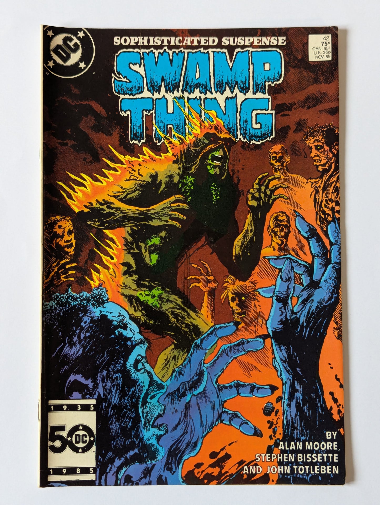 Saga of the Swamp Thing #38-42 (1982 Series) - Reader's Condition Set
