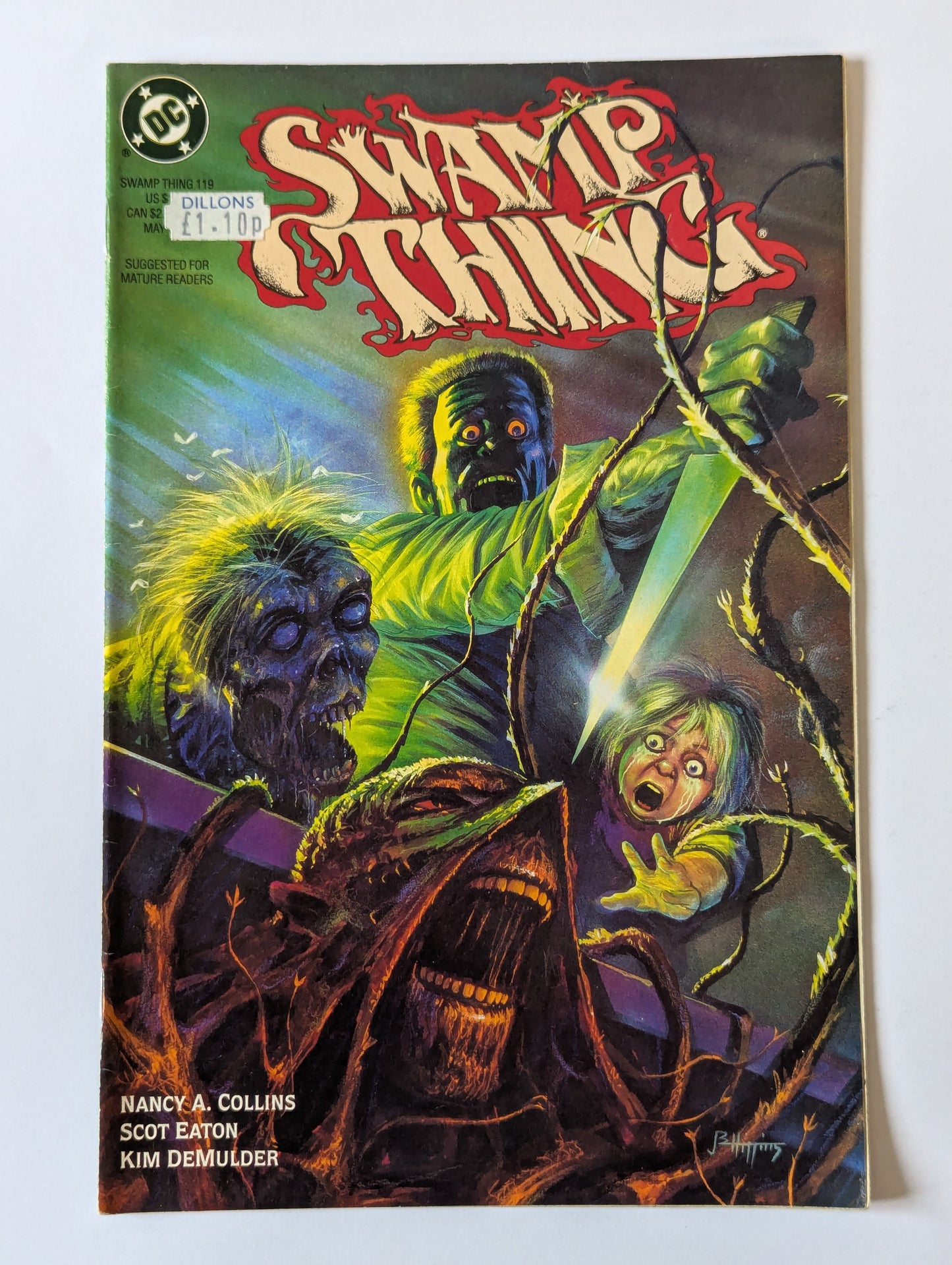 Saga of the Swamp Thing #116-120 (1982 Series) - Reader's Condition Set