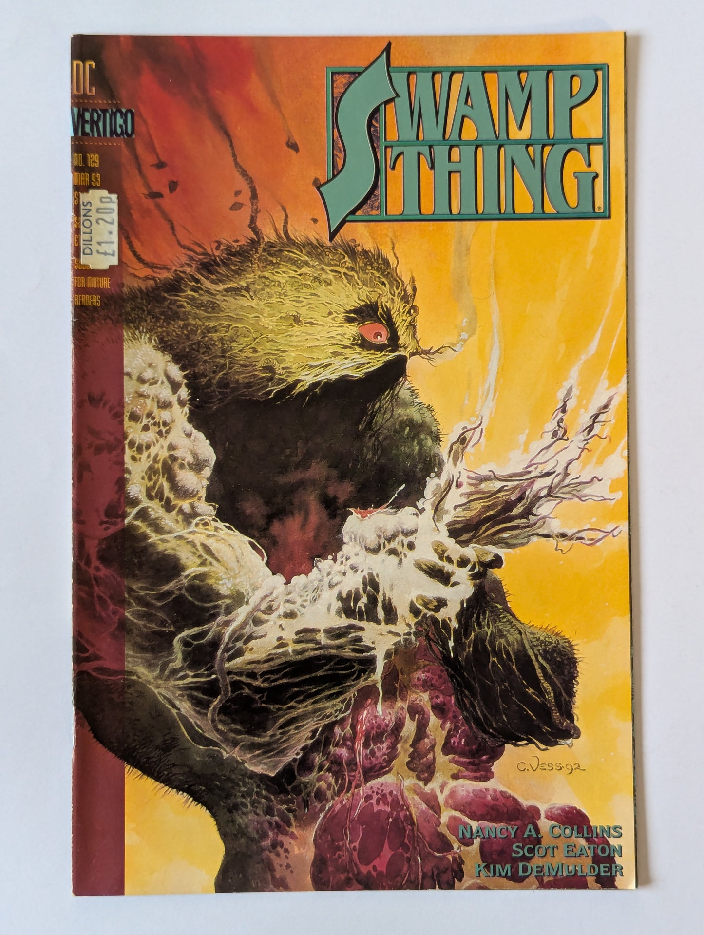 Saga of the Swamp Thing #126-130 (1982 Series) - Reader's Condition Set