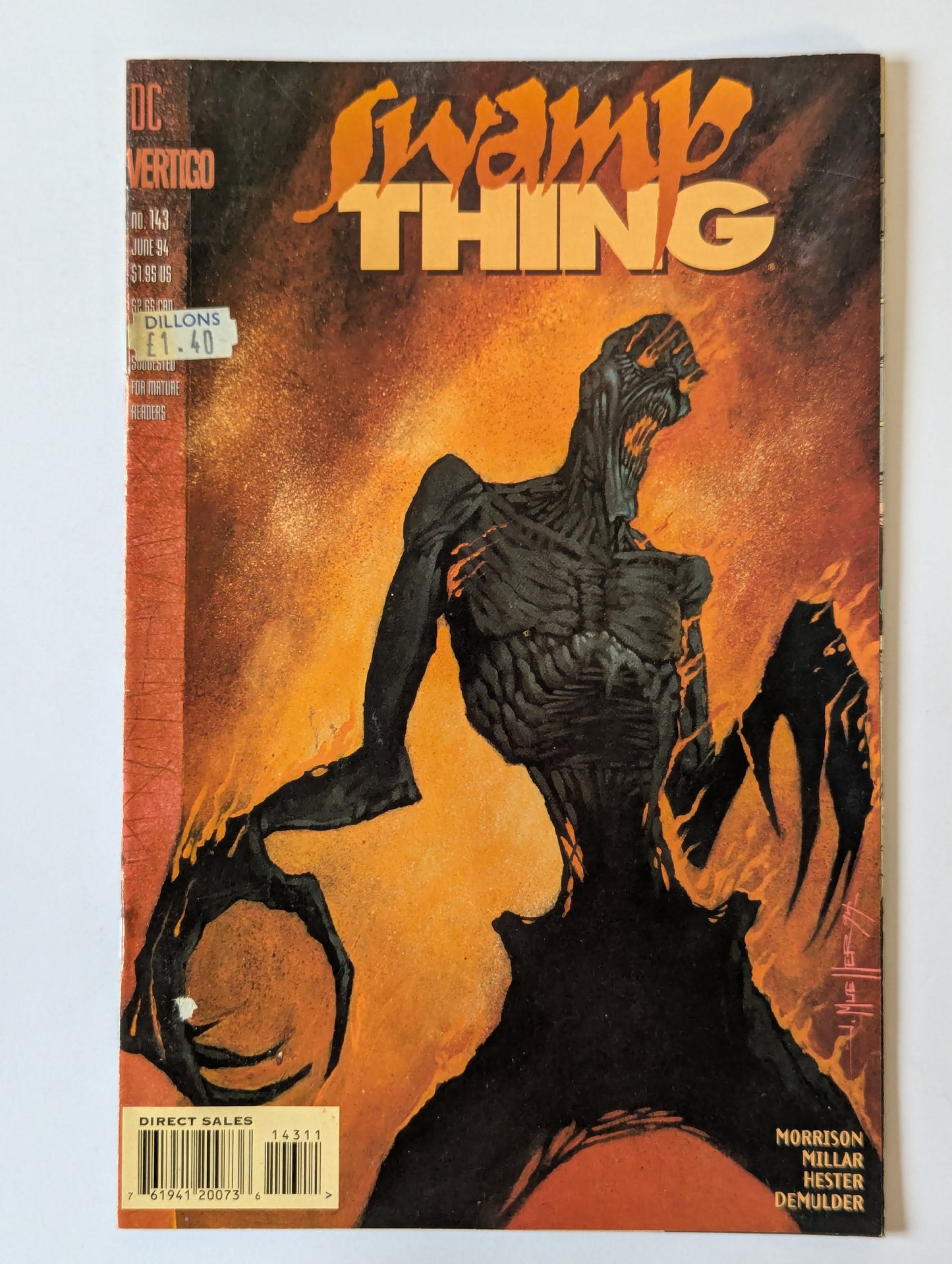 Saga of the Swamp Thing #143-147 (1982 Series) - Reader's Condition Set