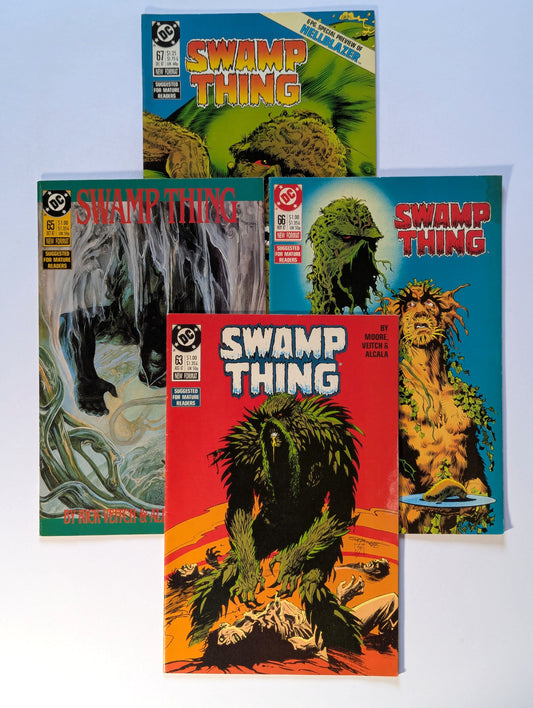 Saga of the Swamp Thing #63, 65-67 (1982 Series) - Reader's Condition Set