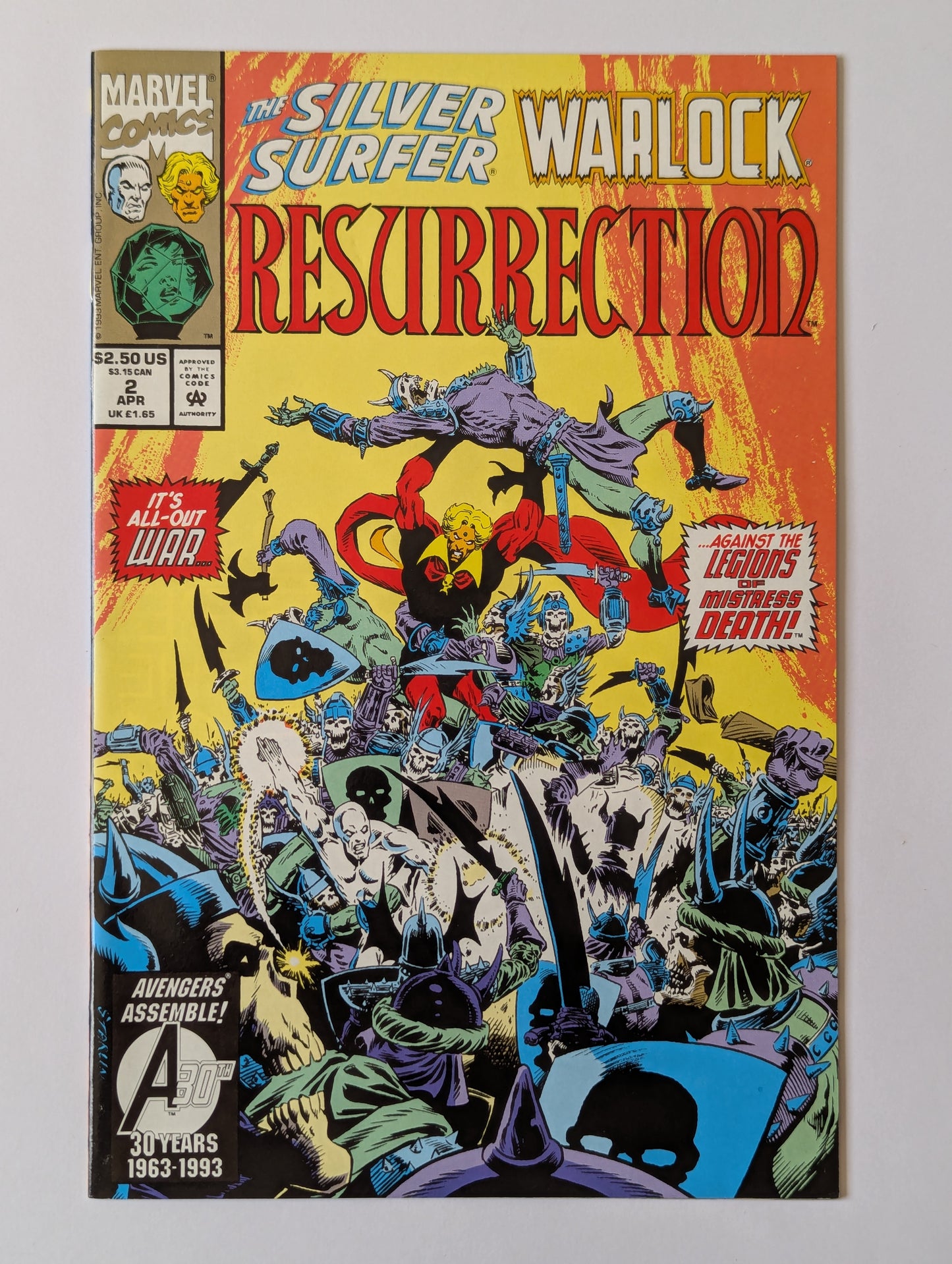 Silver Surfer / Warlock: Resurrection #1-4 - Complete Set