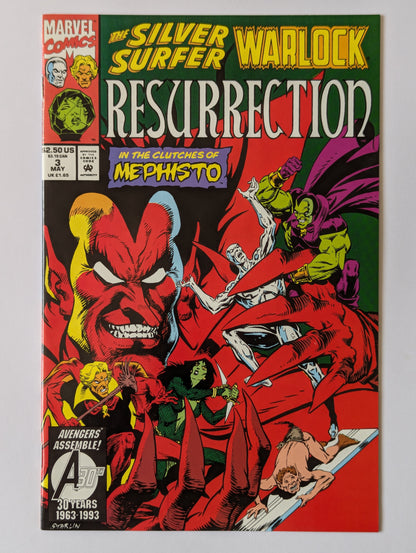 Silver Surfer / Warlock: Resurrection #1-4 - Complete Set