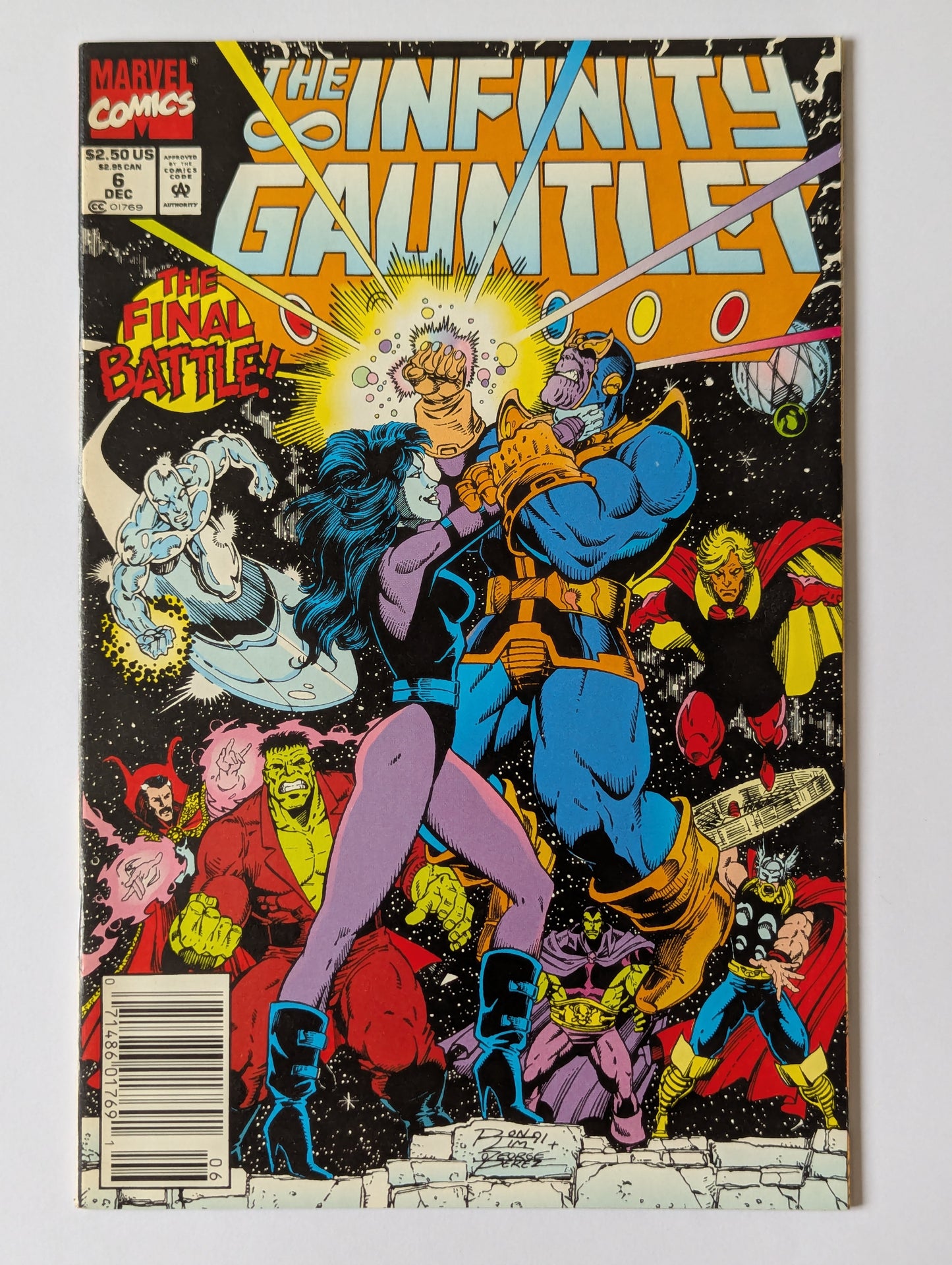Infinity Gauntlet #1-6 - Complete Set