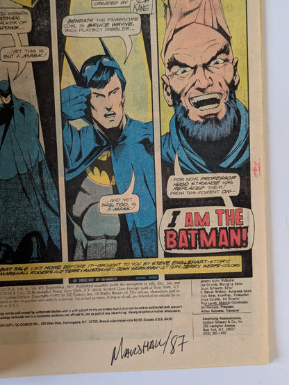Detective Comics #472 (1937 Series) - Signed by Marshall Rogers