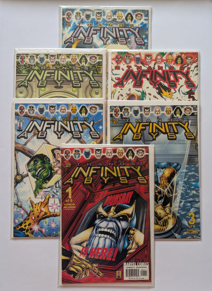 Thanos: Infinity Abyss #1-6 Marvel Comic Book Set