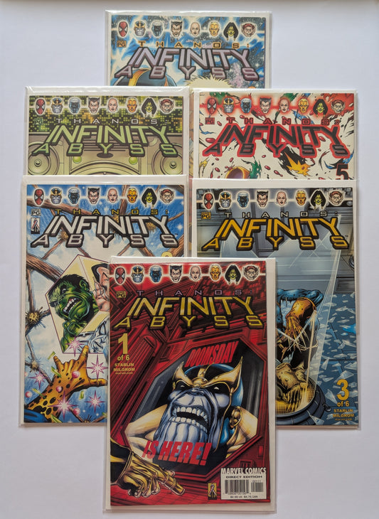 Thanos: Infinity Abyss #1-6 Marvel Comic Book Set