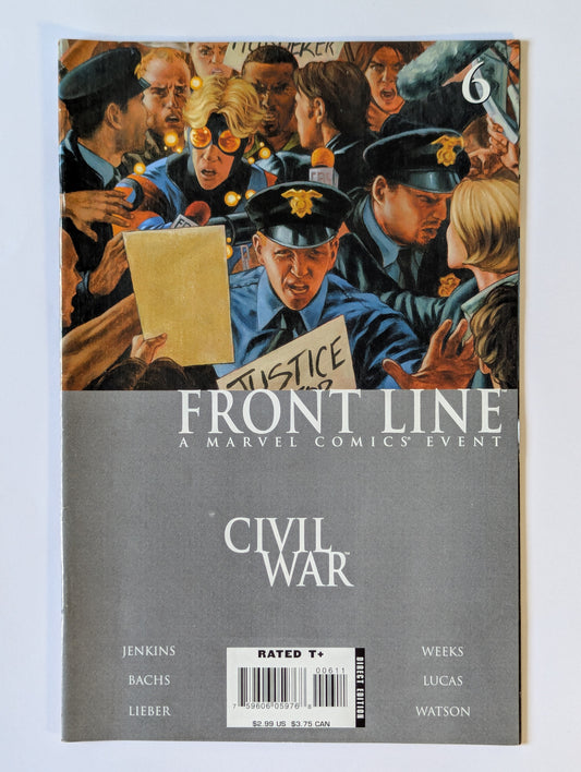 Civil War Front Line #6 Marvel Comic Book