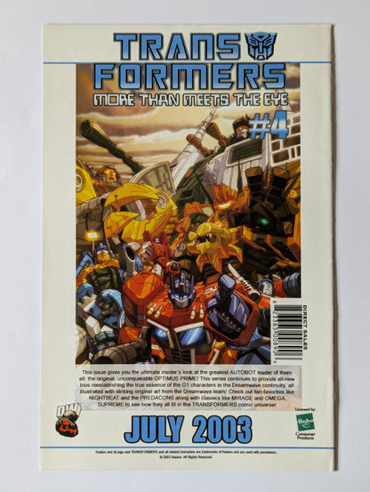 Transformers: Generation 1 #2 (2003 Series) - Decepticons Variant