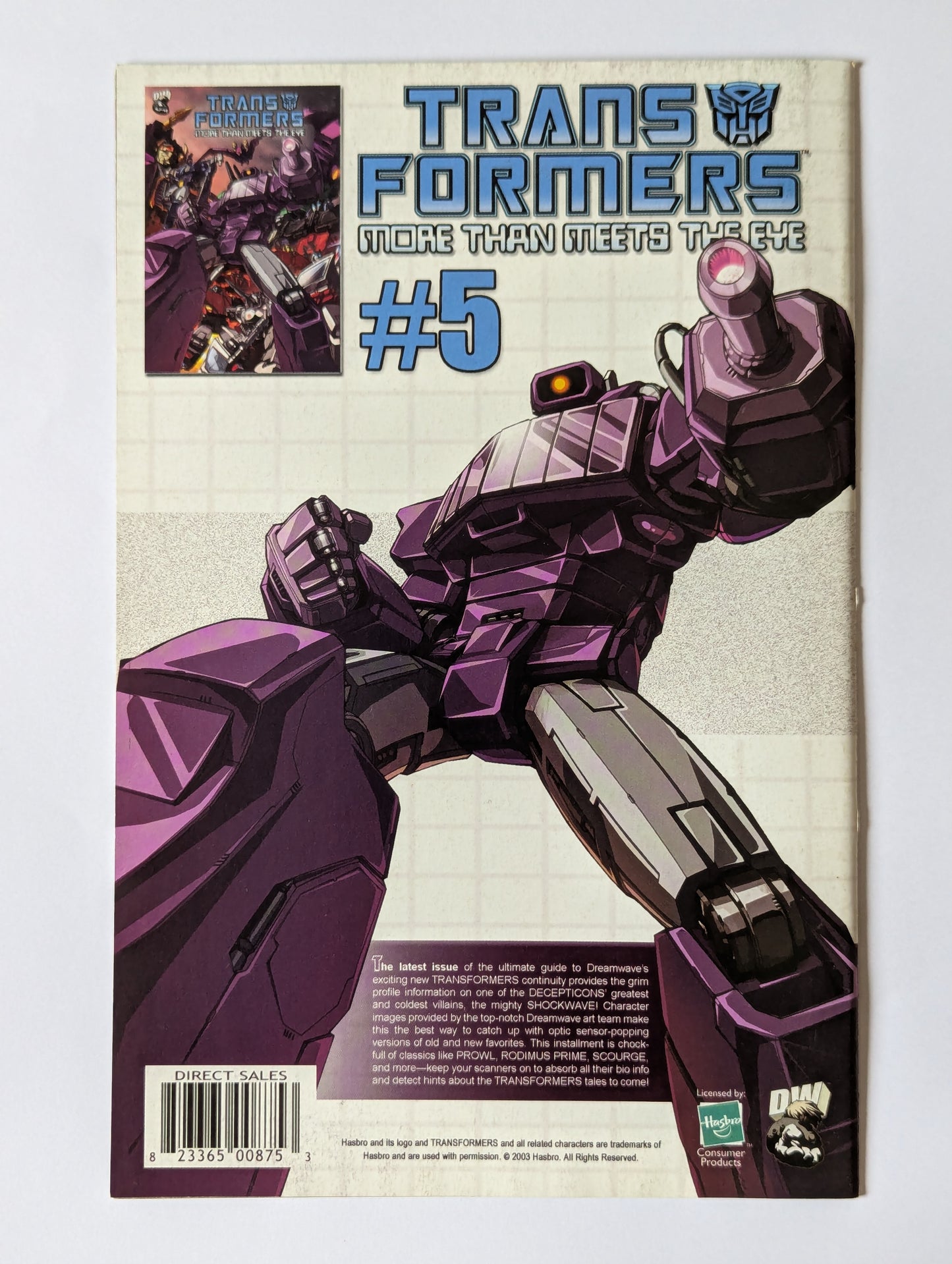 Transformers: Generation 1 #3 (2003 Series)