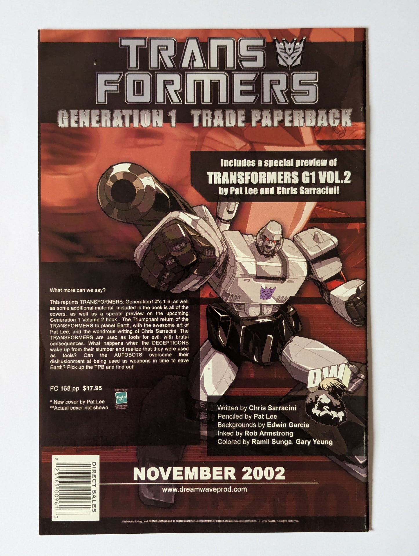 Transformers: Generation 1 #5 (2002 Series) - Decepticons Variant