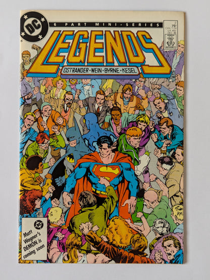 Legends (1986 Limited Series) - #1-6 Complete Set