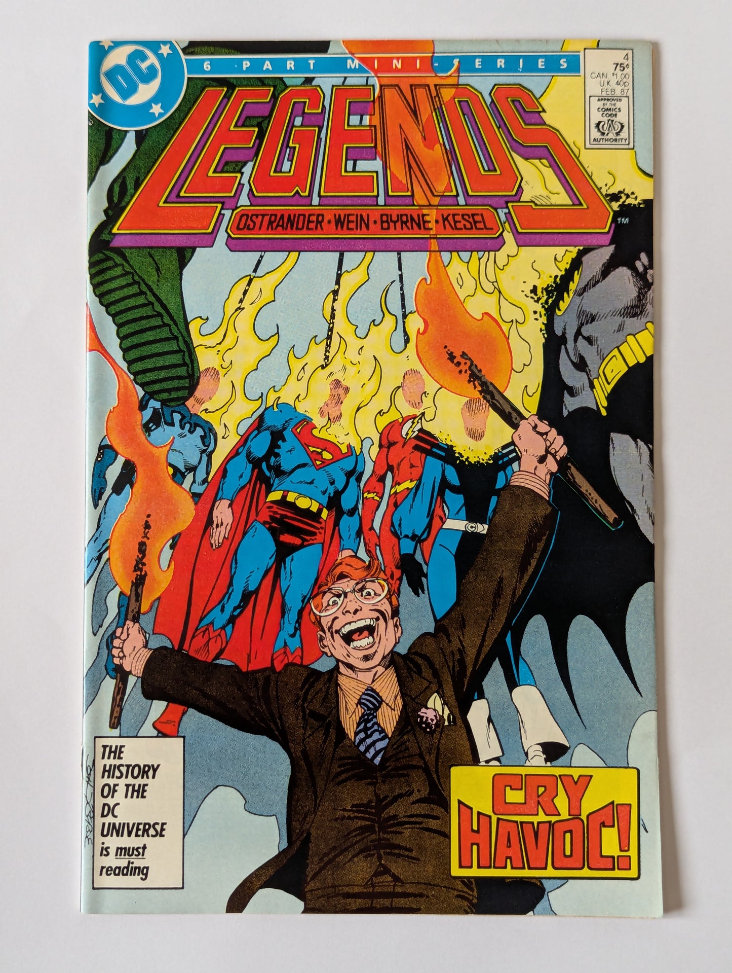 Legends (1986 Limited Series) - #1-6 Complete Set