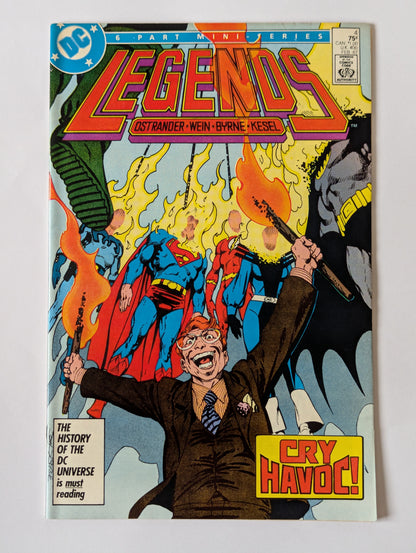 Legends (1986 Limited Series) - #1-6 Complete Set