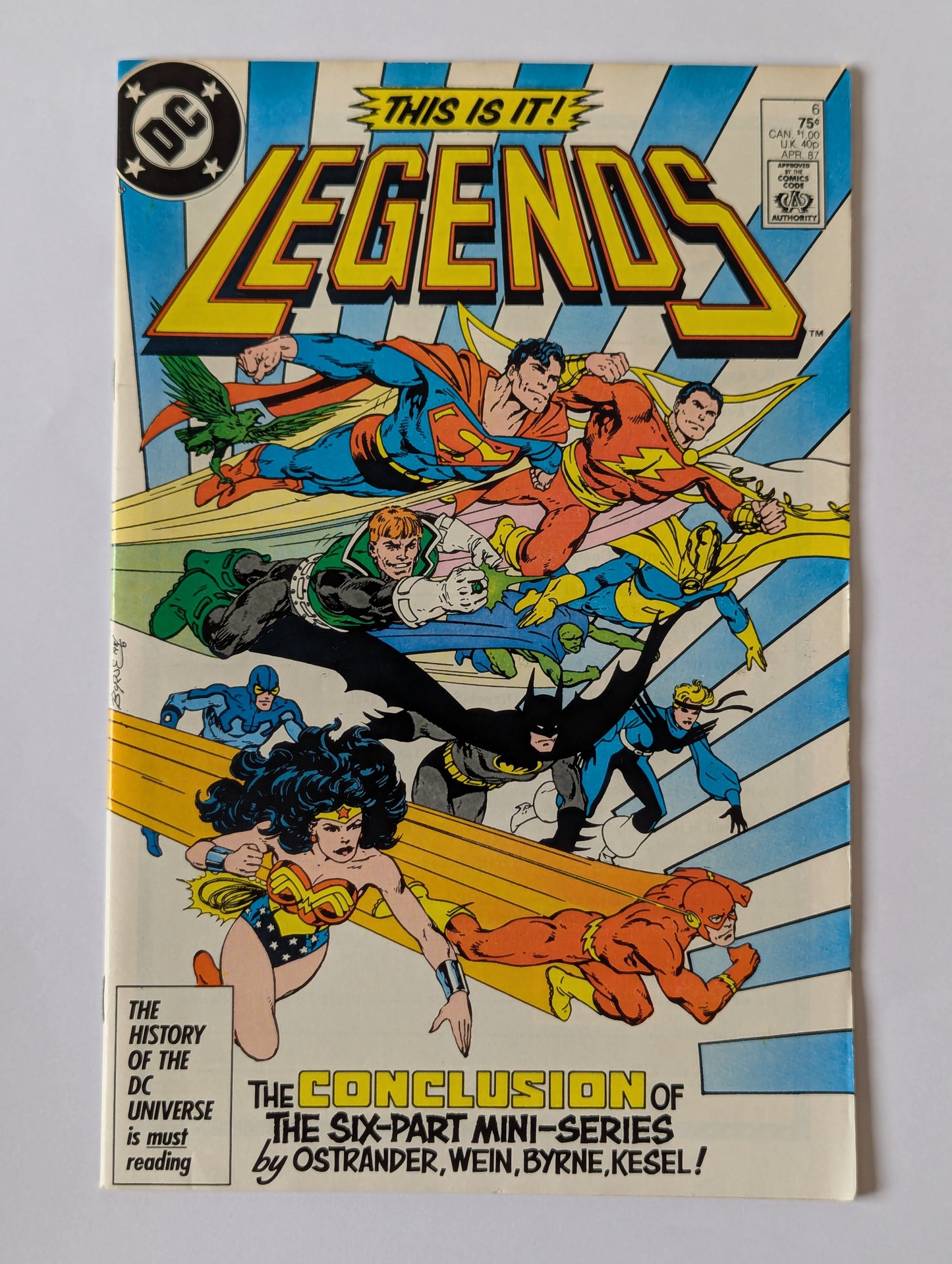 Legends (1986 Limited Series) - #1-6 Complete Set