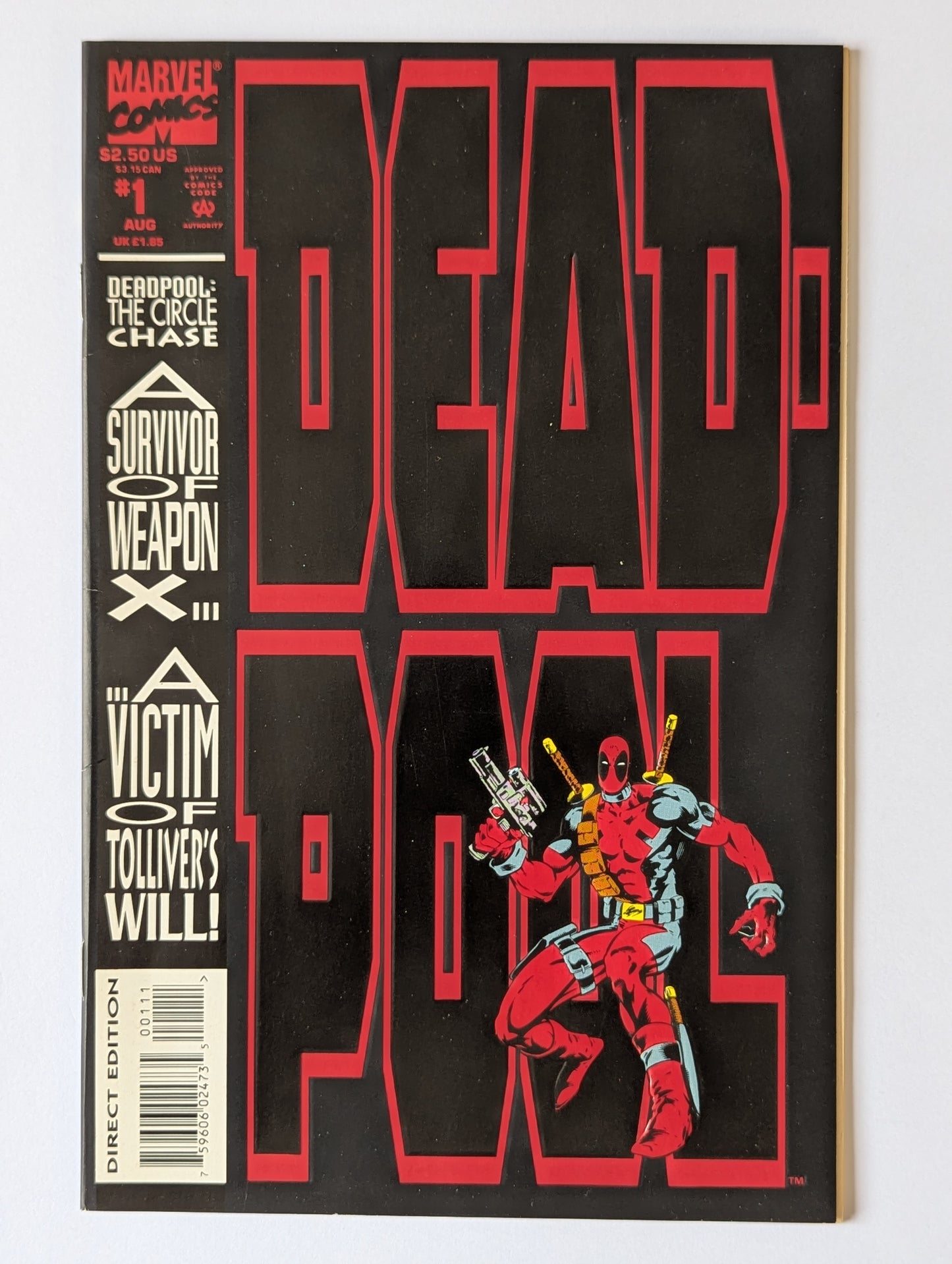 Deadpool: The Circle Chase #1-4 - Complete Set - Signed by Mark Farmer