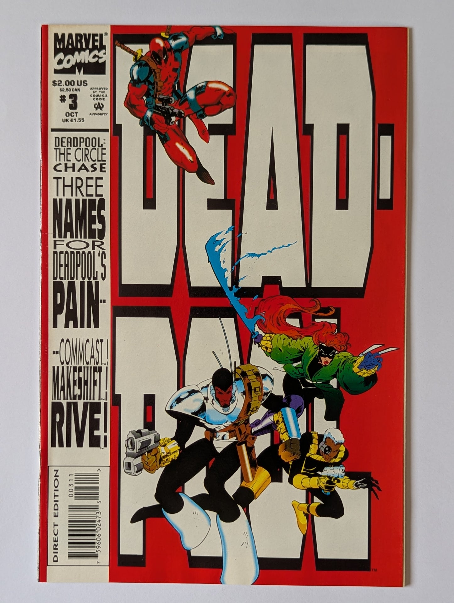 Deadpool: The Circle Chase #1-4 - Complete Set - Signed by Mark Farmer