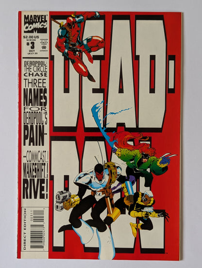 Deadpool: The Circle Chase #1-4 - Complete Set - Signed by Mark Farmer