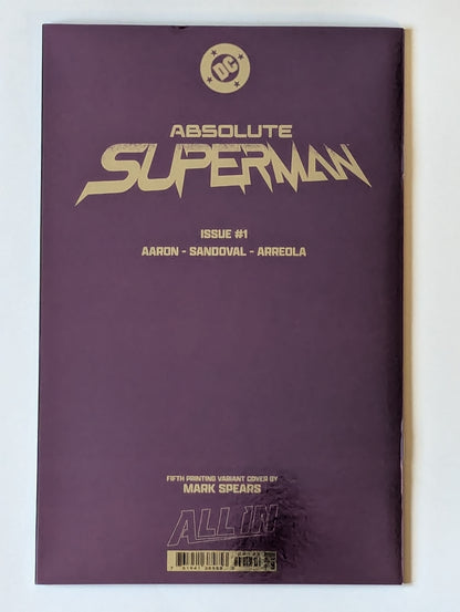 Absolute Superman #1 - Mark Spears Foil Connecting Cover Variant