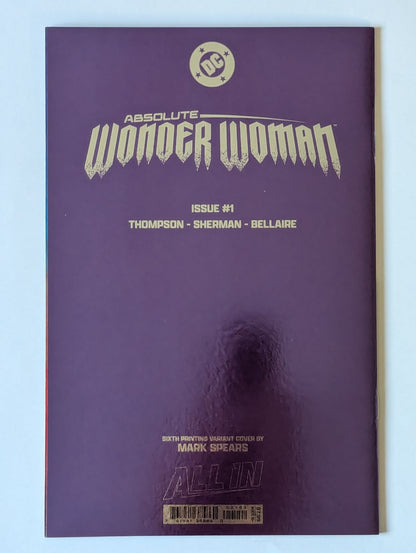 Absolute Wonder Woman #1 - Mark Spears Foil Connecting Cover Variant