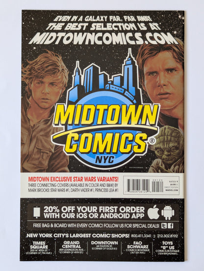 Star Wars: Darth Vader #1 (2015 Series) - Midtown Comics Exclusive Variant