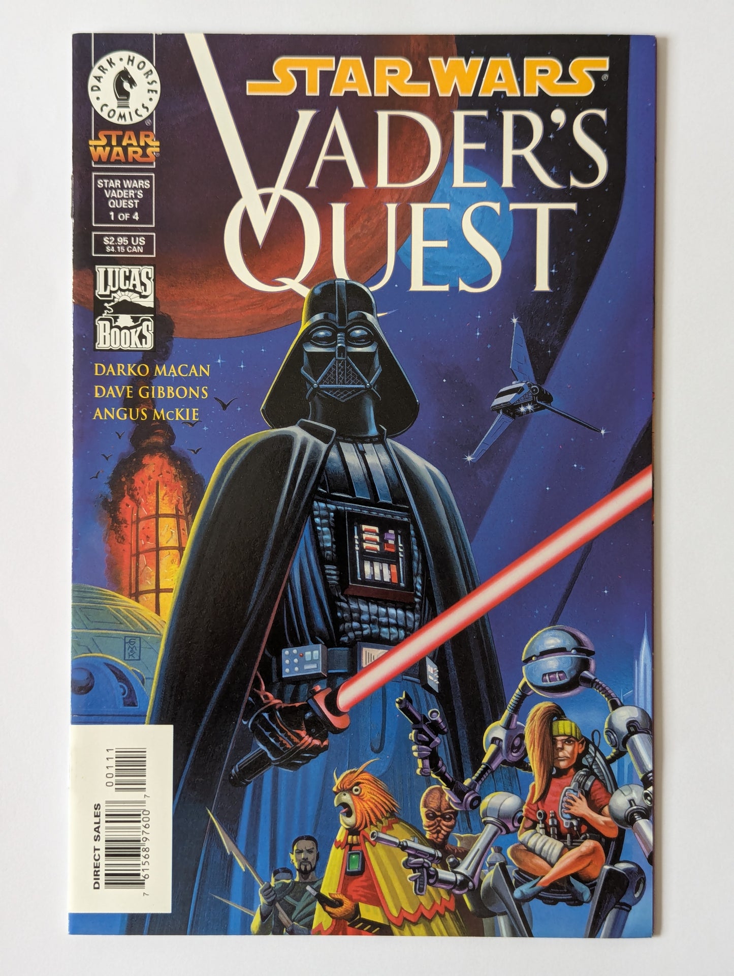 Star Wars: Vader's Quest #1-4 Complete Set