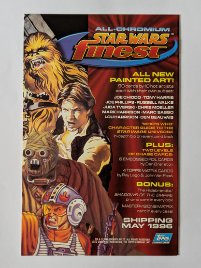 Star Wars: Shadows of the Empire #1-6 Complete Set