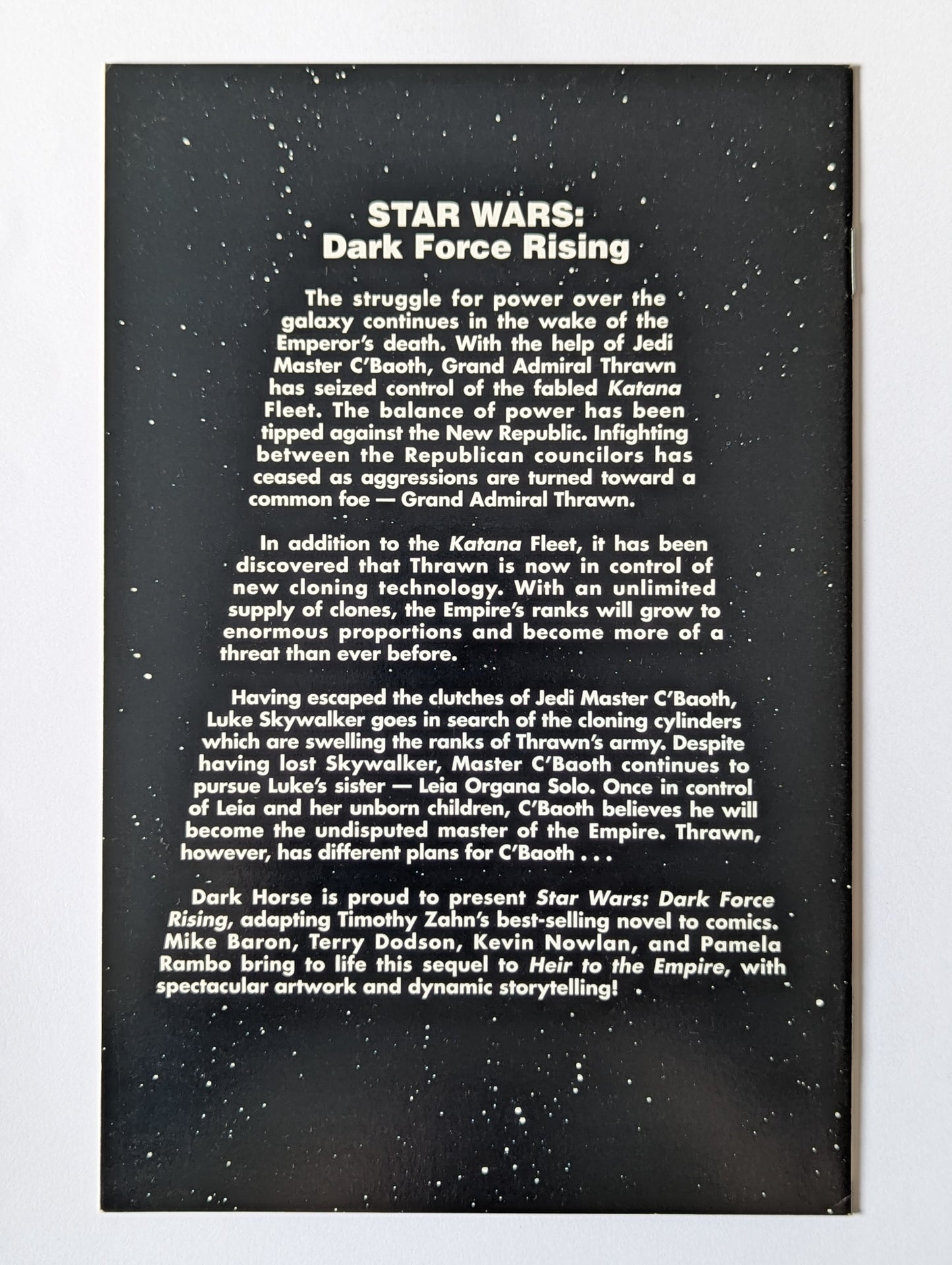 Star Wars: Dark Force Rising #1-6 Complete Set