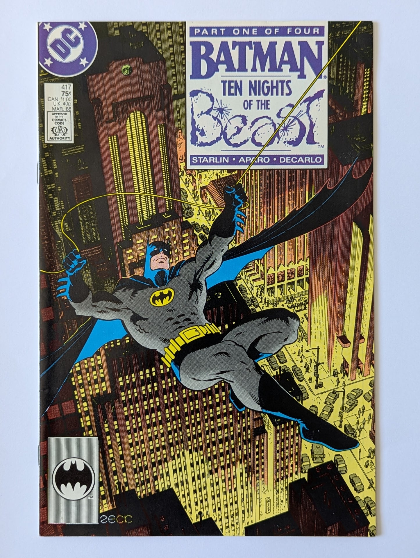 Batman: Ten Nights of the Beast - #417-420 Complete Story Set