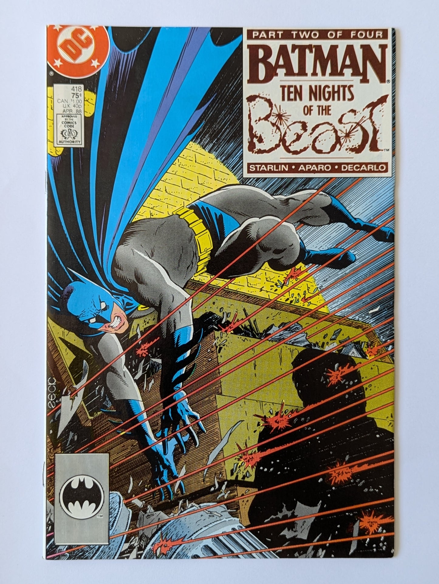Batman: Ten Nights of the Beast - #417-420 Complete Story Set