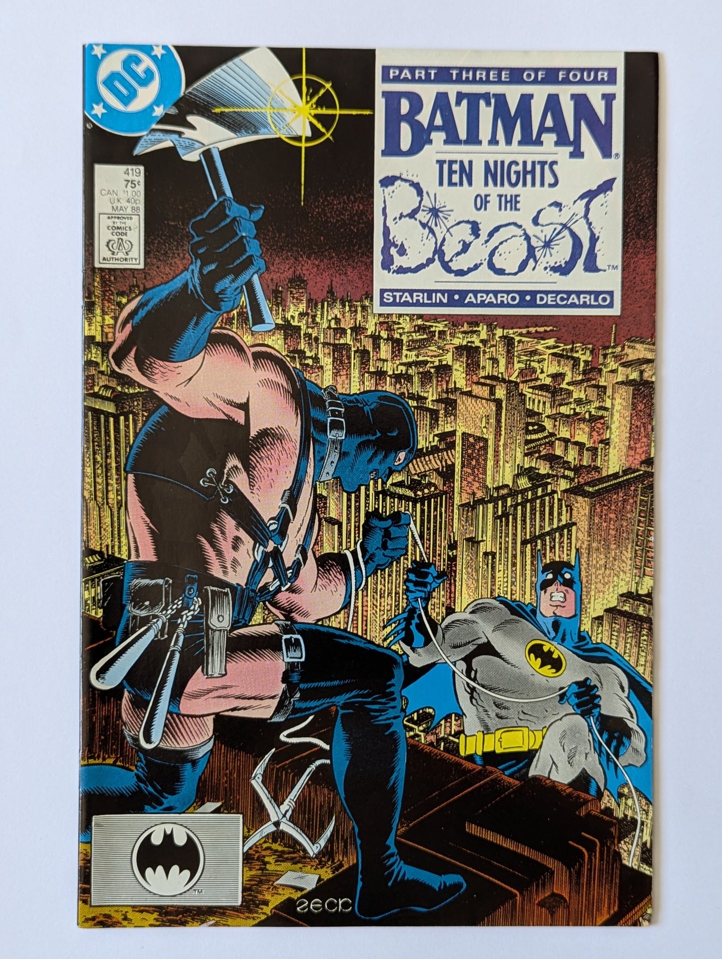 Batman: Ten Nights of the Beast - #417-420 Complete Story Set