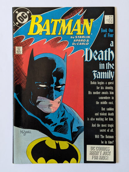 Batman: A Death in the Family - #426-429 Complete Story Set