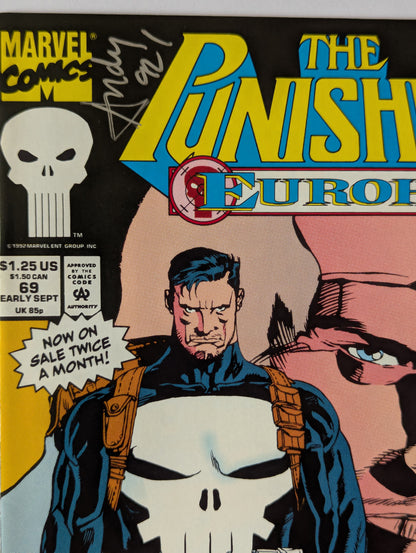 Punisher #69 (1987 Series) - Signed by Andy Lanning